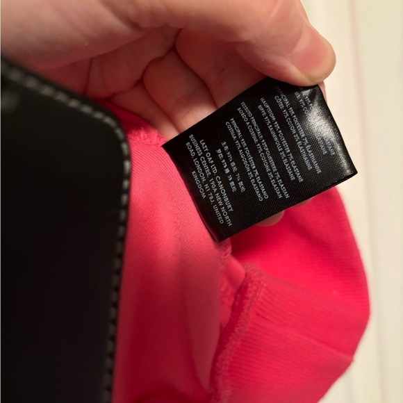 Lazy Oaf Pink Velour Heart Fleece - Picture 4 of 7